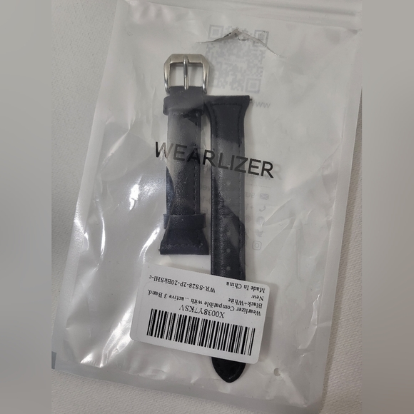 Black Leather Watch Strap - Samsung, Other - Picture 3 of 6